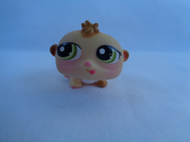 Littlest Pet Shop Tan Hamster Pink Flush Face #1477 Green Eyes  - £2.01 GBP
