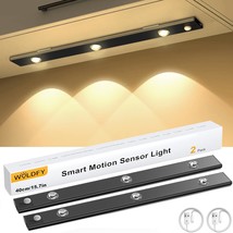 3 Color Tempers Dimmable Under Cabinet Lights Wireless[2 Pack], 2000Mah Recharge - £39.33 GBP