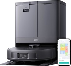 eufy X10 Pro Omni Robot Vacuum and Mop Combo, 8,000 Pa Suction, Dual Black  - £974.06 GBP
