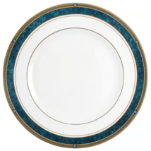 ROYAL DOULTON Biltmore dinner PLATE 10 5/8&quot; H5189 marble green GOLD BONE... - £31.27 GBP