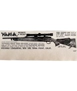 Lynn Hunt Yama Stocked Rifle 1964 Advertisement Hunting Firearm DWEE15 - $372.59 MXN