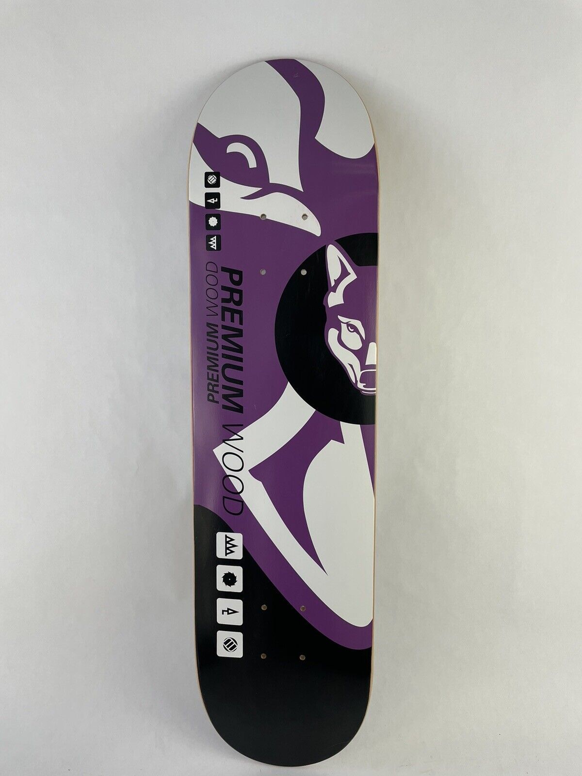 2002- Premium Wood Skateboard Team Deck Vintage Wolf - Collectible 7.75 C1 - $39.99