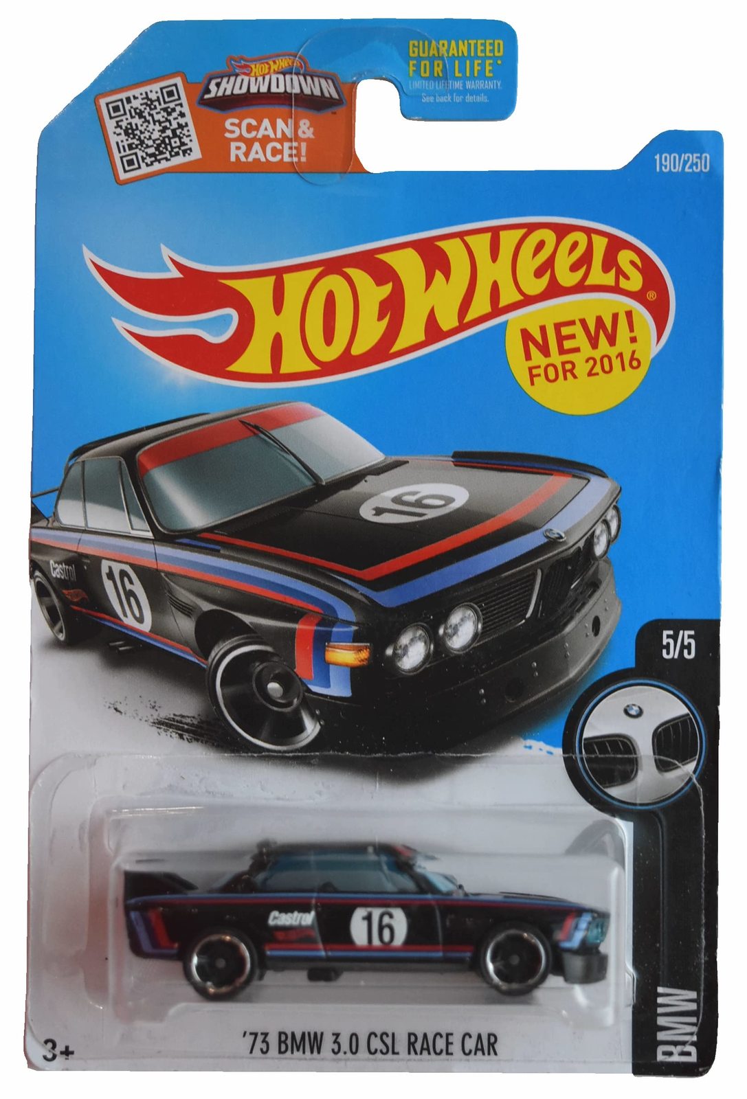 Hot Wheels &#39;73 BMW 3.0 CSL Race Car, BMW 5/5 - $11.94