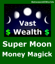 Ceres Super Moon Bllionaire Wealth Spell Gambling Luck Prosperity Easy Money Etc - £103.38 GBP