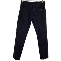 Levi&#39;s 511 Jeans Men&#39;s 34&quot; x 30&quot; Straight Leg Black Denim Actual 32&quot; x 29&quot; Dark - £20.91 GBP