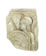 Athena Minerva Greek Roman Goddess Relief Wall Decor Sculpture Ancient G... - $2,712.48 MXN