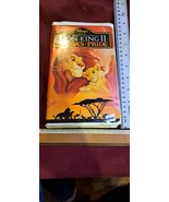Lion king - Simba&#39;s pride video cassette VHS Disney 1998 [ENT10241] - $39.64 CAD