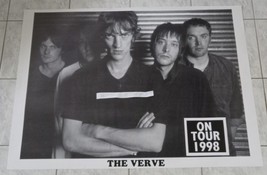THE VERVE BLACK &amp; WHITE TOUR POSTER 1998 25 1/4 X 35 1/2 INCHES RARE ONE... - £25.03 GBP