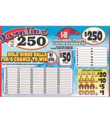 $1 Pull Tabs -Seal Cards, Holders - Downline 250-960 Count - $138.59