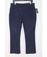 NWT NYDJ 16P Blue Cotton Stretch Bootcut Slimming Jeans Pants - £34.24 GBP