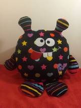 Little Miss Matched Stars Hearts Black Silly Monster Plush Stuffed Animal - £9.49 GBP