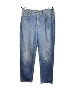 Talbots Jeans Blue Size 12 Straight Leg High Rise Medium Wash Spandex Denim - £18.74 GBP