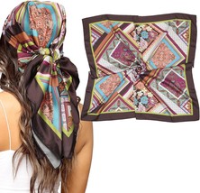 Silk large head Scarf for Women  - £21.76 GBP