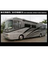 DAMON ASTORIA MOTORHOME MANUALs 485pg MotorCoach RV Service Maintenance ... - £20.45 GBP