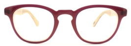 Paul Smith Pm 8076 1046 Morse Burgundy On Beige Horn Authentic Eyeglasses 46-21 - £208.51 GBP