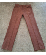 Vintage Levi’s 501 Jeans Mens 36x34 Purple Maroon White Oak Cone Denim S... - £19.83 GBP