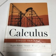 Calculus: Single Variable - Hughes-Hallett 4e Student Textbook Homeschool Trig - £11.65 GBP