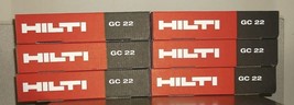 HILTI GC 22 FUEL CELLS 6 BRAND NEW FUEL CELLS FOR THE HILTI GX 120 FREE ... - £124.70 GBP