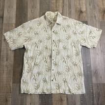 Tommy Bahama 100% Tencel Hawaiian Floral Print Shirt Men’s Large - $7.95