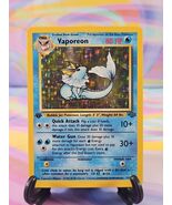 Pokemon TCG Jungle Card | Vaporeon Holo 1st Edition 12/64 Rare - €95,27 EUR