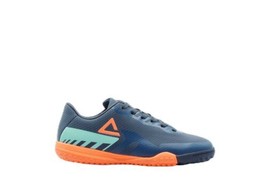 [EW9260F] Kids Youth Peak TF Turf Navy Orange Outdoor Soccer Shoes - $74.95