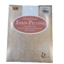 Evan Picone Silkee Sheer Control Top Pantyhose Paris White Small Vtg - £7.86 GBP
