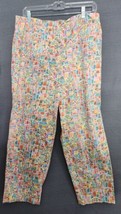 Vintage Talbots Womens Pants Size 18 City Scene Vacation Travel Tapered Crop - £27.45 GBP