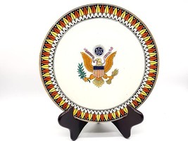 Adams Tunstall  PATRIOTIC PORCELAIN PLATE  U.S. Coat of Arms - $55.75