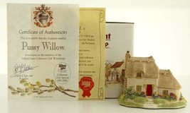 Vintage MIB Lilliput Lane Figurine Miniature PUSSY WILLOW 1992 in Original Box - £12.51 GBP