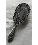 Vintage Silver Plated Handheld Brush, Detailed Pattern Size 7.6” L  X 2.... - £9.58 GBP