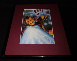 Iron Man Marvel Masterpiece ORIGINAL 1994 Framed 11x14 Poster Display  - £27.24 GBP