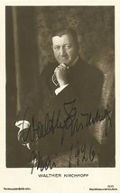 Tenor Walter Kirchhoff (1926) Orig German Postcard Signed By Walter Kirchhoff - £98.77 GBP