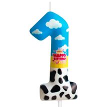 Zi Lan Cartoon Birthday Cake Topper Candles Blue Sky White Cloud Black Cow - €2,31 EUR Zi Lan Cartoon Birthday Cake Topper Candles Blue Sky White Cloud Black Cow - €2,31 EUR