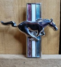 2 Ford Mustang Emblem Badge Chrome Pony Tri Bar Running Horse 30571-H2 RH LH - £79.11 GBP