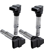 4pcs Spark Ignition Coil for VW Beetle Caddy Jetta Golf Audi A3 Seat Skoda - £36.37 GBP