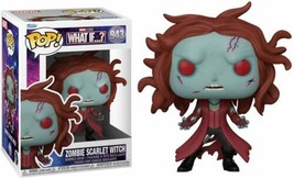 What If...? TV Series Zombie Scarlet Witch Vinyl POP! Figure Toy #943 FUNKO NIB - £7.02 GBP