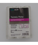 NCR Thermal Paper 9 rolls 2-1/4&quot;x 85&#39; for Gas Pump Receipt Credit/Debit ... - €12,98 EUR