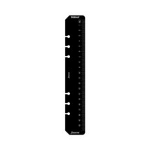 Filofax A5 Ruler Page Marker Black  - $5.00