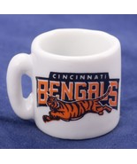 NFL Miniature Coffee Mug Cincinnati Bengals Fan Collectible Ornament Vin... - £4.50 GBP