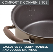 Anolon Advanced Home Hard-Anodized Nonstick Two Step Meal Set, 5-Qt. Dut... - $28.25