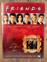 Friends : The Complete Second 2 Season. (2002, 4-Disc Dvd Set). New. Sealed.  - £11.45 GBP