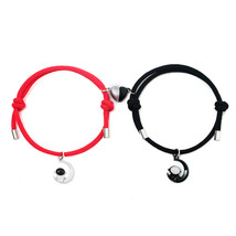 Adjustable Milan Rope Lover Bracelet Star Astronaut Charm Braclet Romantic Yin Y - £9.60 GBP