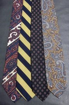 Robert Talbott Lot Of (4) (56&quot; - 58&quot;) 100% Silk Neckties Made For Other Stores - £20.66 GBP
