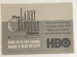 Larry Sanders Show Series Debut Tv Guide Print Ad Garry Shandling TPA8 - £4.74 GBP