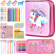 Unicorn Fruit Scented Markers Set 56 Pcs, Art Supplies for Kids 4-6-8, Arts and - £38.72 GBP