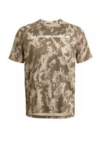 Under Armour T-Shirt Men&#39;s Khaki Base Tech ABC Camo Loose Fit Size XL - £25.26 GBP