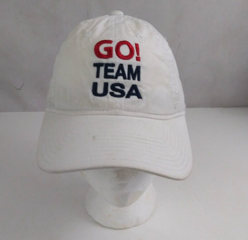 Vintage United States Olympic Team Apparel Go! Team USA Adjustable Baseb... - $11.87