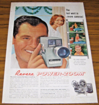 1960 Print Ad Revere Power Zoom Movie Cameras Chicago,Los Angeles - £10.73 GBP