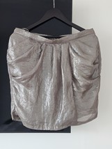 La Redoute Mini Beige Gold Skirt Lined Size 14 - $6.73