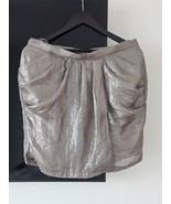 La Redoute Mini Beige Gold Skirt Lined Size 14 - $6.73